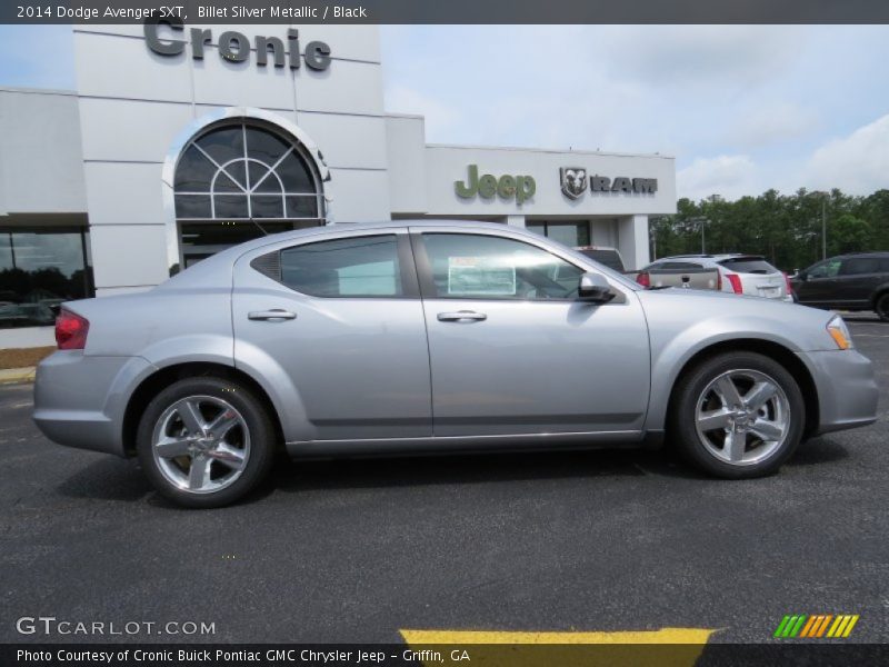 Billet Silver Metallic / Black 2014 Dodge Avenger SXT