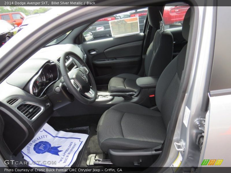 Billet Silver Metallic / Black 2014 Dodge Avenger SXT