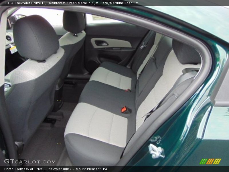 Rainforest Green Metallic / Jet Black/Medium Titanium 2014 Chevrolet Cruze LS