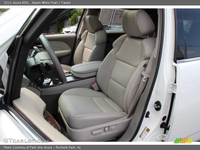 Aspen White Pearl / Taupe 2011 Acura MDX