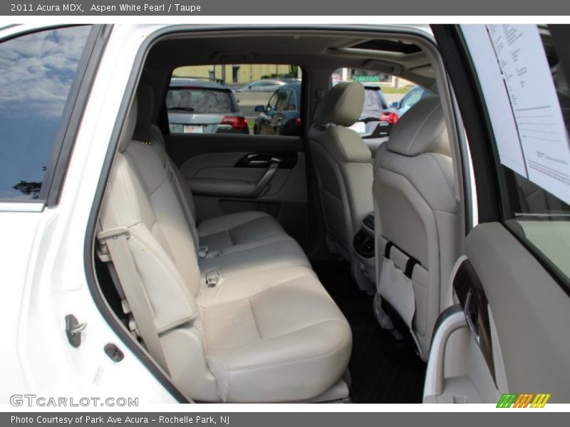 Aspen White Pearl / Taupe 2011 Acura MDX