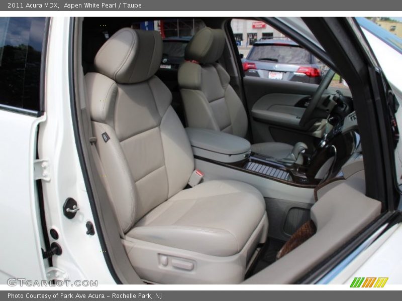 Aspen White Pearl / Taupe 2011 Acura MDX