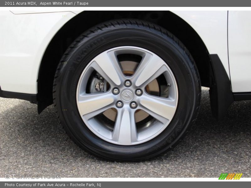 Aspen White Pearl / Taupe 2011 Acura MDX