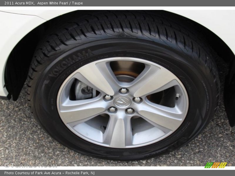 Aspen White Pearl / Taupe 2011 Acura MDX