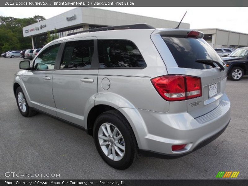 Bright Silver Metallic / Black/Light Frost Beige 2013 Dodge Journey SXT