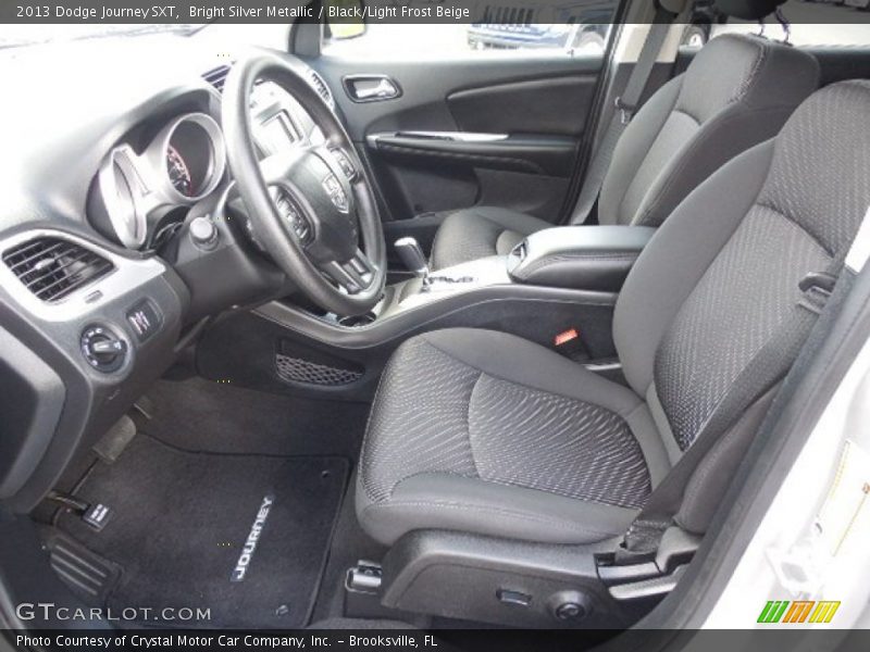 Bright Silver Metallic / Black/Light Frost Beige 2013 Dodge Journey SXT