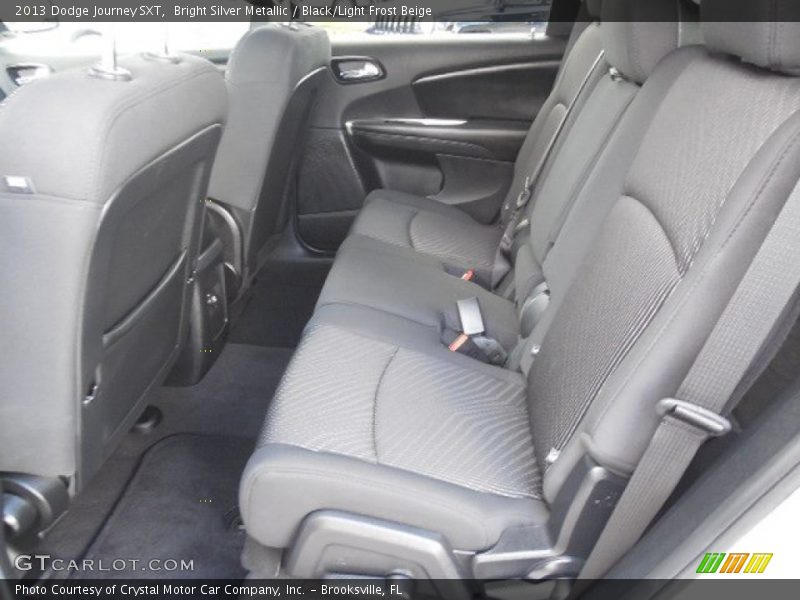 Bright Silver Metallic / Black/Light Frost Beige 2013 Dodge Journey SXT
