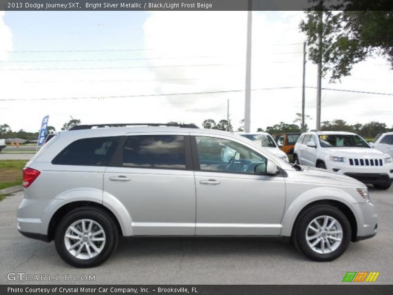 Bright Silver Metallic / Black/Light Frost Beige 2013 Dodge Journey SXT