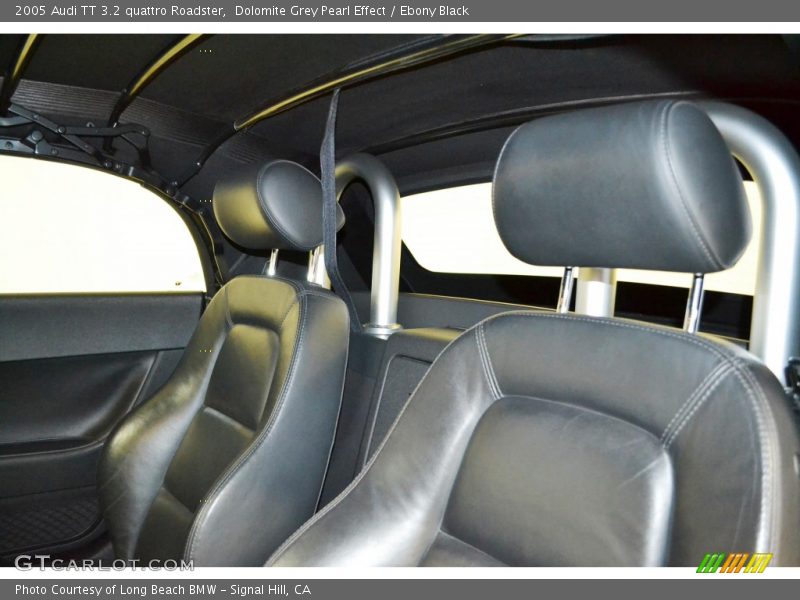 Dolomite Grey Pearl Effect / Ebony Black 2005 Audi TT 3.2 quattro Roadster