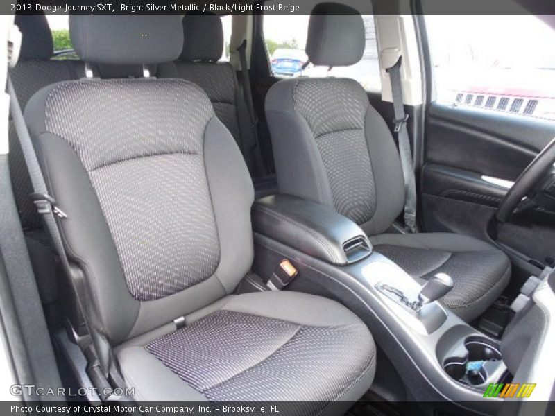 Bright Silver Metallic / Black/Light Frost Beige 2013 Dodge Journey SXT