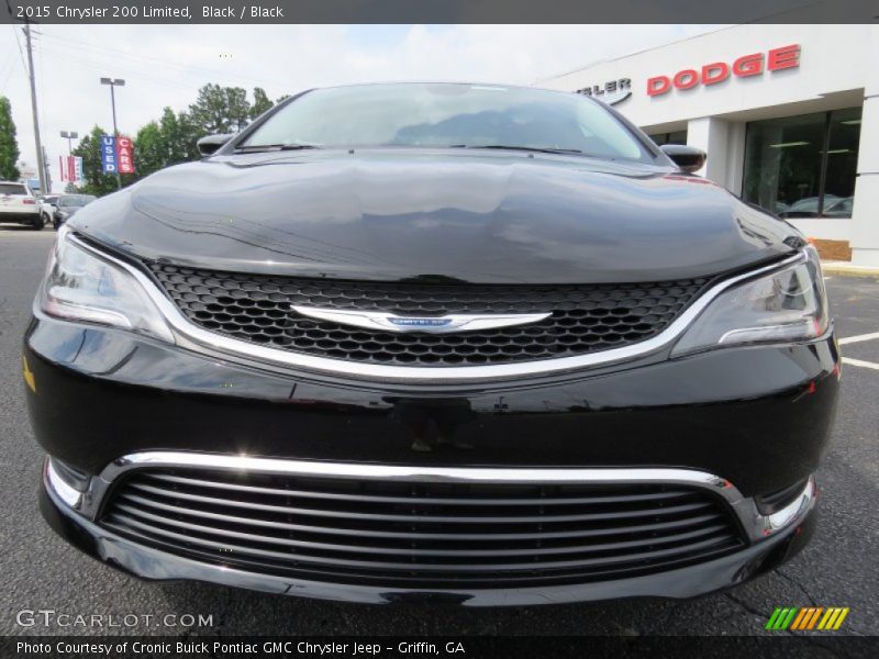 Black / Black 2015 Chrysler 200 Limited