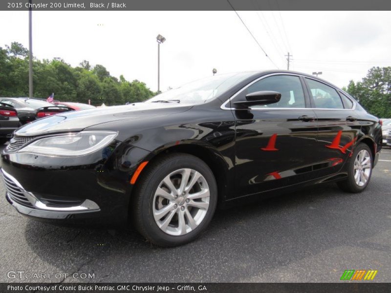 Black / Black 2015 Chrysler 200 Limited