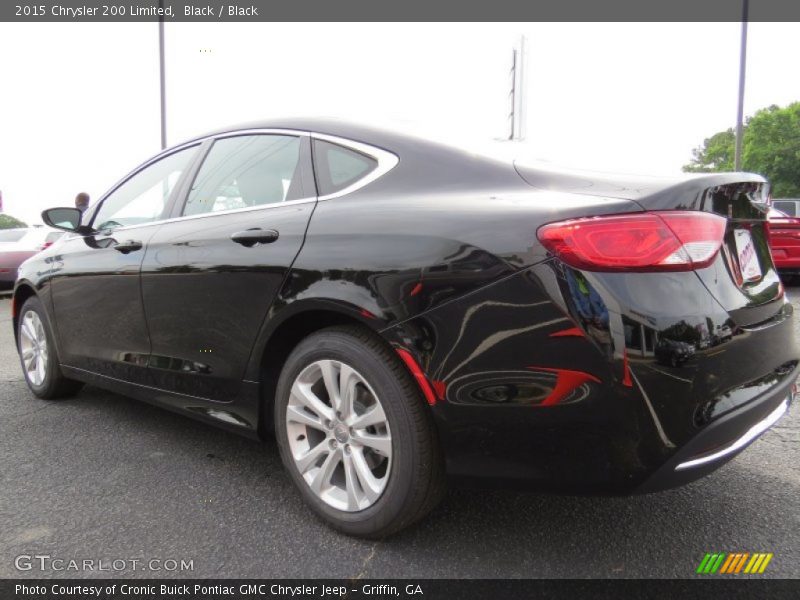 Black / Black 2015 Chrysler 200 Limited