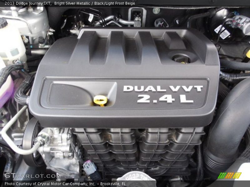 Bright Silver Metallic / Black/Light Frost Beige 2013 Dodge Journey SXT