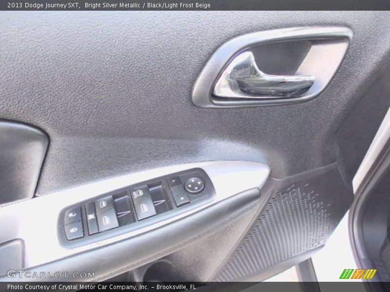 Bright Silver Metallic / Black/Light Frost Beige 2013 Dodge Journey SXT