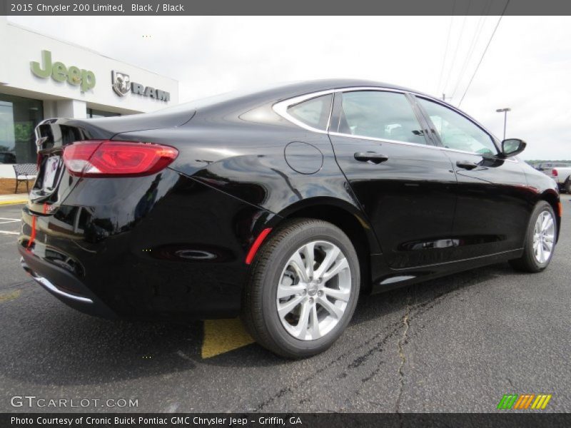 Black / Black 2015 Chrysler 200 Limited