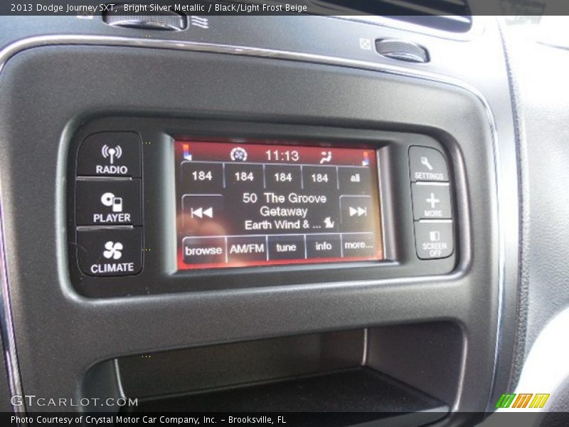 Bright Silver Metallic / Black/Light Frost Beige 2013 Dodge Journey SXT
