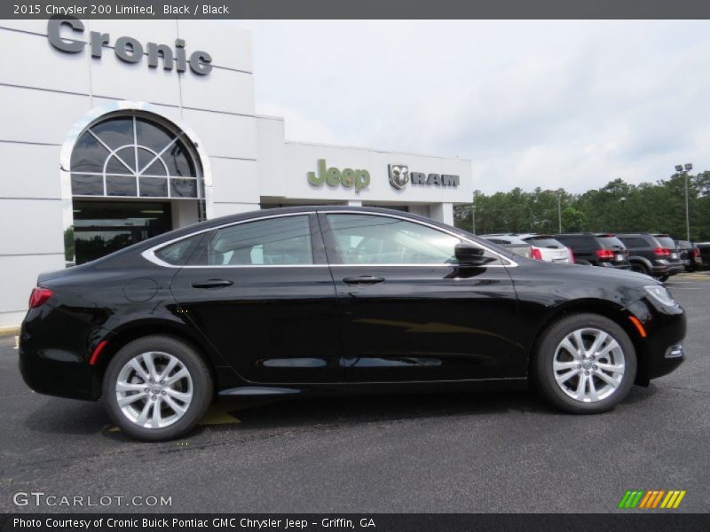 Black / Black 2015 Chrysler 200 Limited