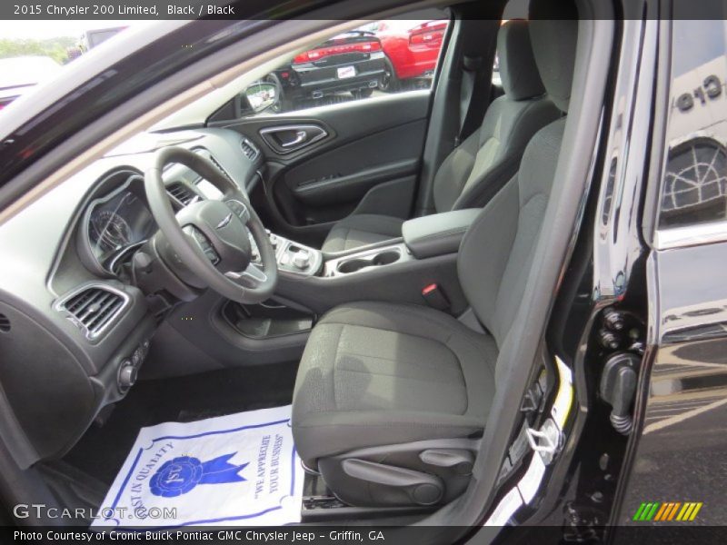 Black / Black 2015 Chrysler 200 Limited