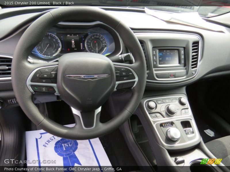 Black / Black 2015 Chrysler 200 Limited