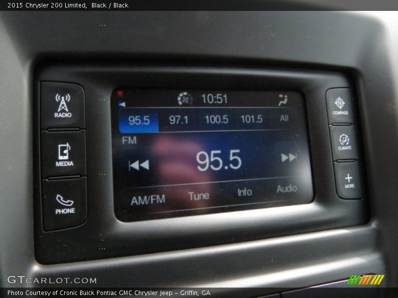 Black / Black 2015 Chrysler 200 Limited