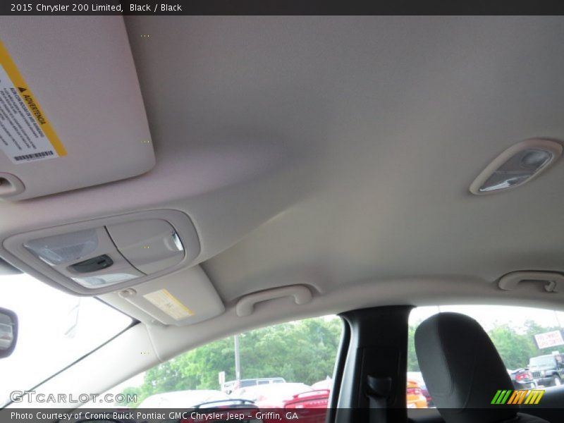 Black / Black 2015 Chrysler 200 Limited