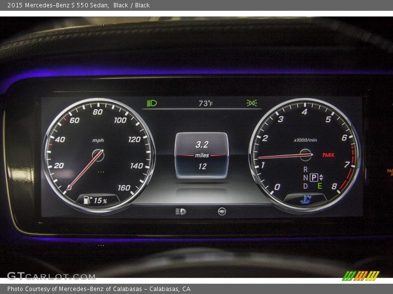 Black / Black 2015 Mercedes-Benz S 550 Sedan