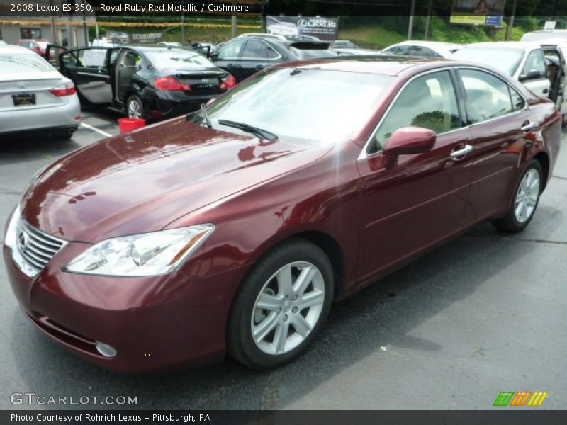 Royal Ruby Red Metallic / Cashmere 2008 Lexus ES 350