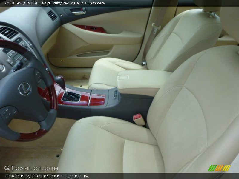 Royal Ruby Red Metallic / Cashmere 2008 Lexus ES 350