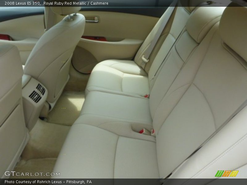 Royal Ruby Red Metallic / Cashmere 2008 Lexus ES 350
