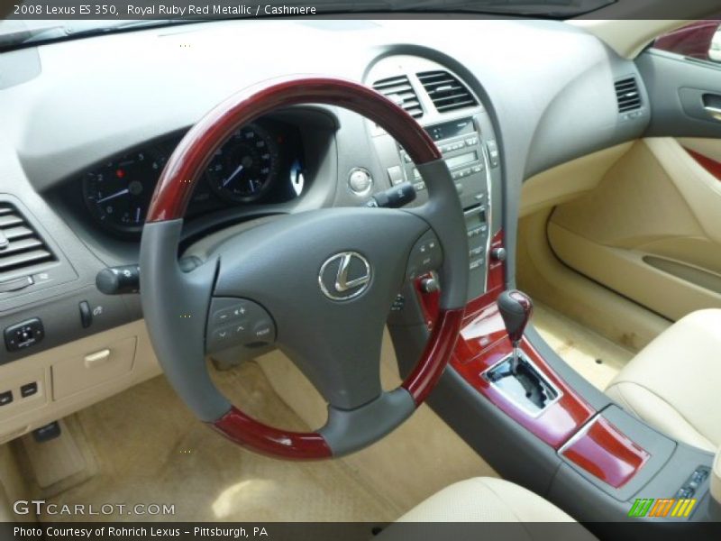 Royal Ruby Red Metallic / Cashmere 2008 Lexus ES 350