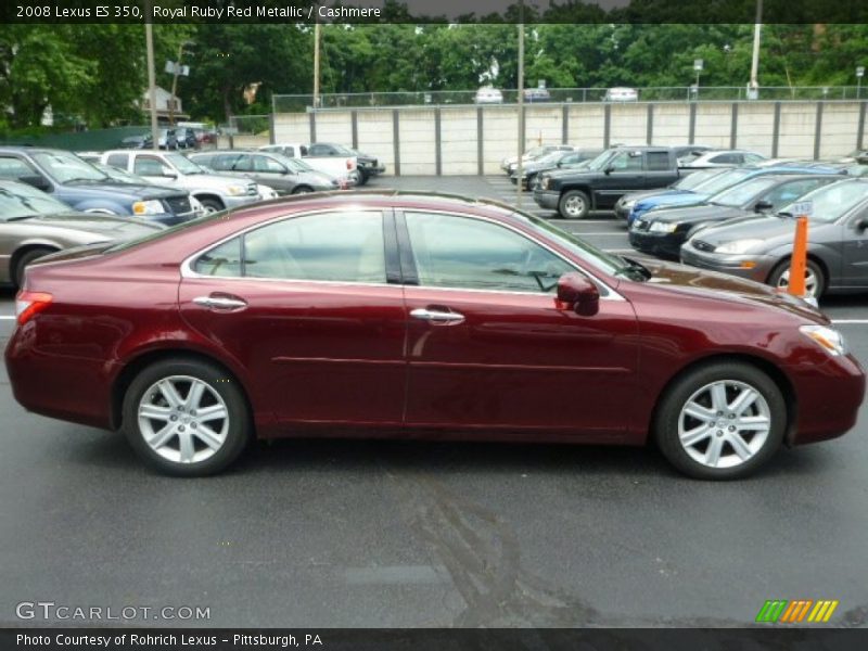 Royal Ruby Red Metallic / Cashmere 2008 Lexus ES 350