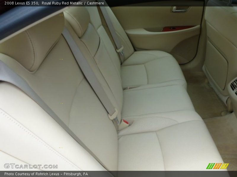 Royal Ruby Red Metallic / Cashmere 2008 Lexus ES 350