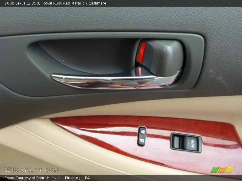 Royal Ruby Red Metallic / Cashmere 2008 Lexus ES 350