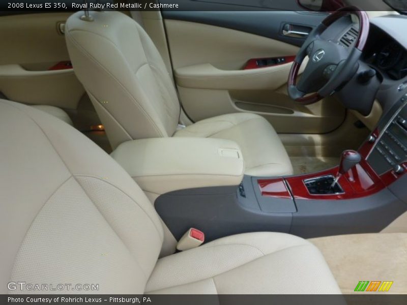 Royal Ruby Red Metallic / Cashmere 2008 Lexus ES 350