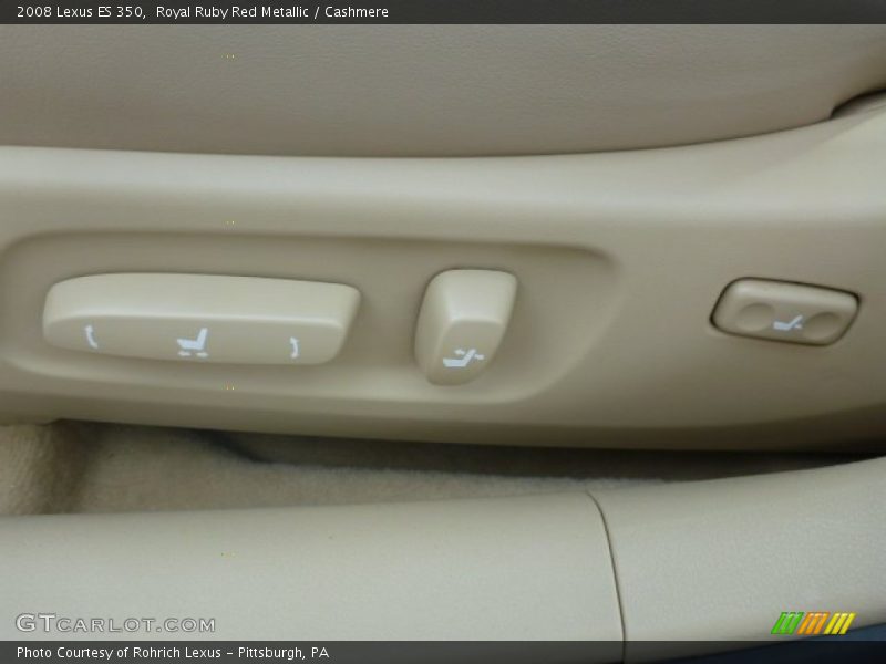 Royal Ruby Red Metallic / Cashmere 2008 Lexus ES 350