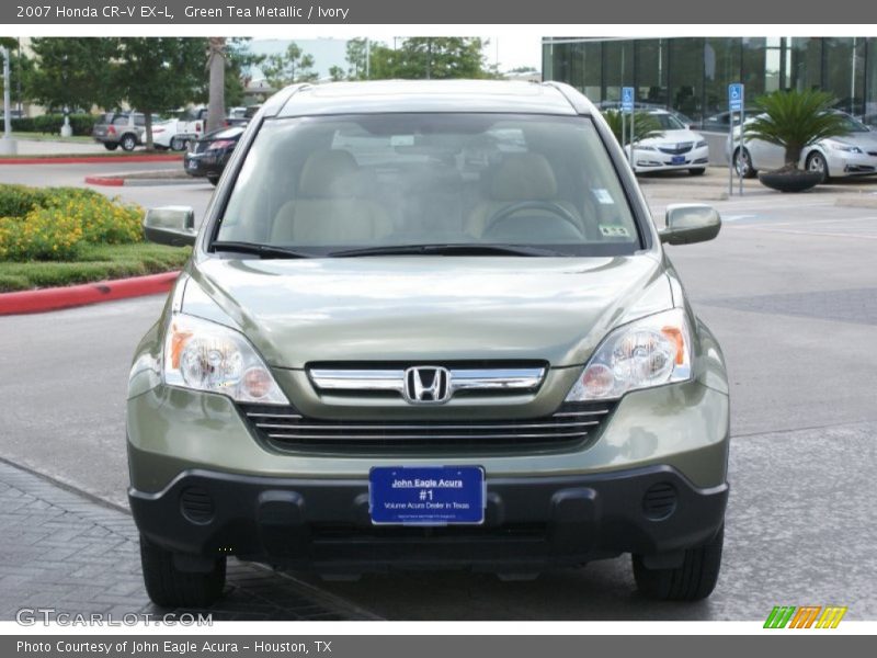 Green Tea Metallic / Ivory 2007 Honda CR-V EX-L