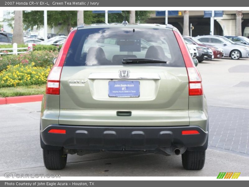 Green Tea Metallic / Ivory 2007 Honda CR-V EX-L