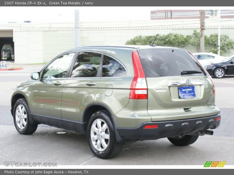 Green Tea Metallic / Ivory 2007 Honda CR-V EX-L