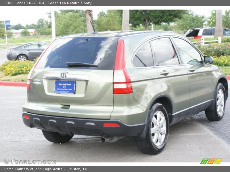 Green Tea Metallic / Ivory 2007 Honda CR-V EX-L