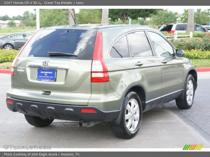 Green Tea Metallic / Ivory 2007 Honda CR-V EX-L