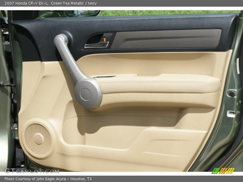 Green Tea Metallic / Ivory 2007 Honda CR-V EX-L