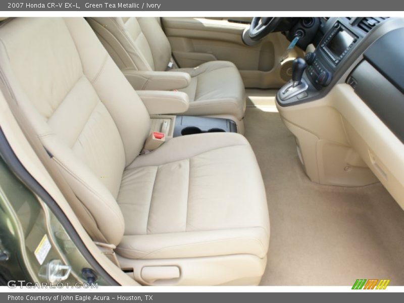 Green Tea Metallic / Ivory 2007 Honda CR-V EX-L