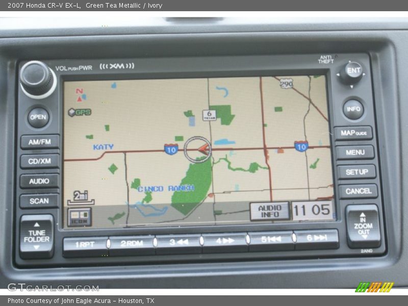 Navigation of 2007 CR-V EX-L
