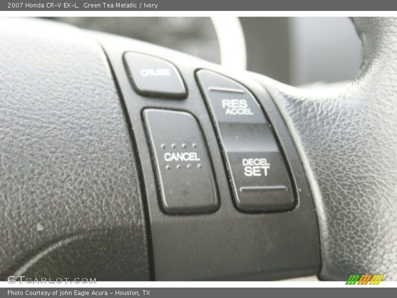 Green Tea Metallic / Ivory 2007 Honda CR-V EX-L
