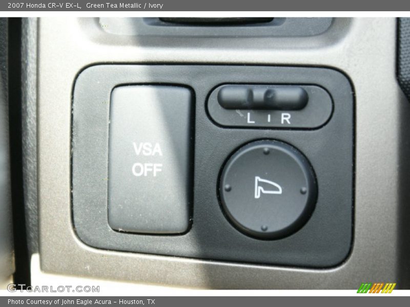 Green Tea Metallic / Ivory 2007 Honda CR-V EX-L