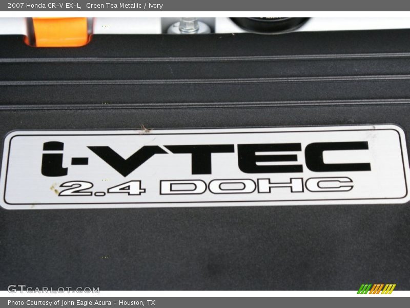 Green Tea Metallic / Ivory 2007 Honda CR-V EX-L