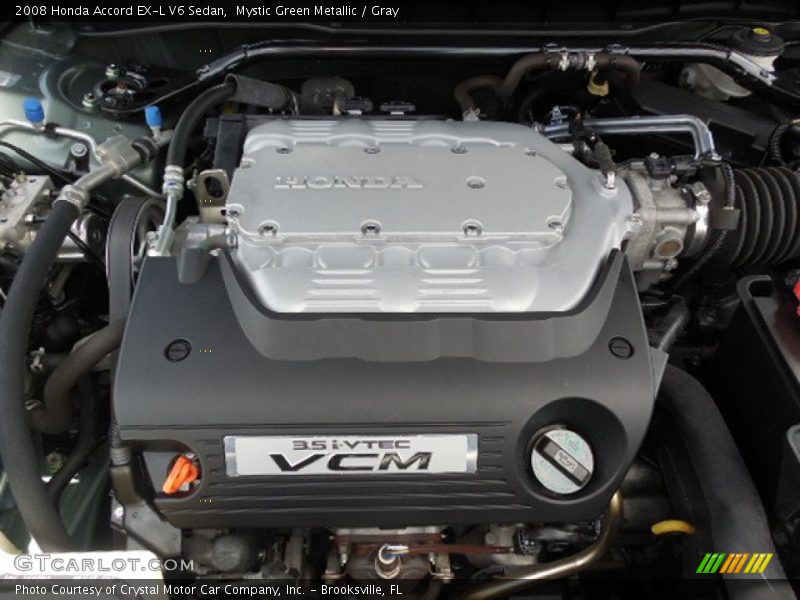  2008 Accord EX-L V6 Sedan Engine - 3.5L SOHC 24V i-VTEC V6
