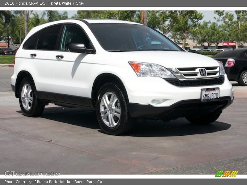 Taffeta White / Gray 2010 Honda CR-V EX