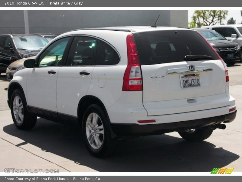 Taffeta White / Gray 2010 Honda CR-V EX